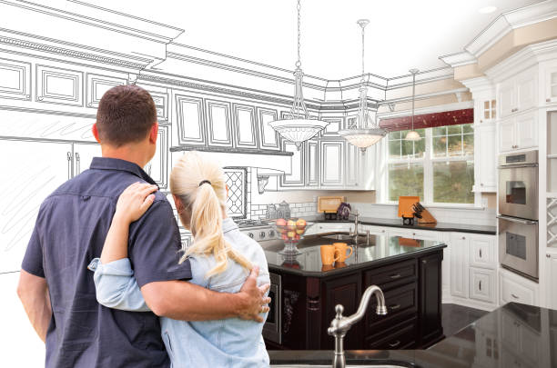 Custom kitchen cabinets installed in a Huntingdon Valley home